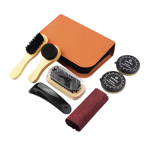 Leather Shoe Polish Bag